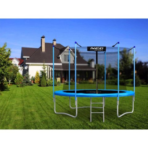 Trampolina ogrodowa 6ft/183cm z siatką wewnętrzną i drabinką Trampolina ogrodowa 6ft/183cm z siatką wewnętrzną i drabinką