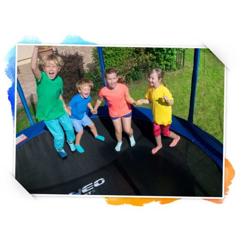 Trampolina ogrodowa 6ft/183cm z siatką wewnętrzną i drabinką Trampolina ogrodowa 6ft/183cm z siatką wewnętrzną i drabinką