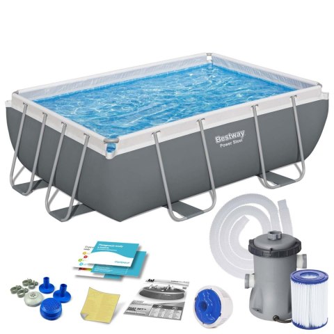 Basen ogrodowy stelażowy 282 x 196 x 84 cm 10w1 Bestway 56629N Basen ogrodowy stelażowy 282 x 196 x 84 cm 10w1 Bestway 56629N