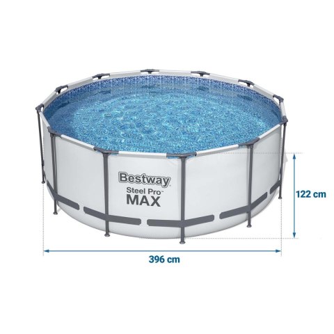 Basen ogrodowy stelażowy 396 x 122 cm 11w1 Bestway 5618W Basen ogrodowy stelażowy 396 x 122 cm 11w1 Bestway 5618W