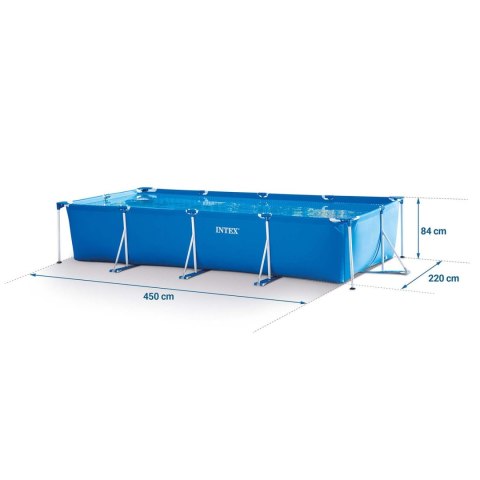Basen ogrodowy stelażowy 450 x 220 x 84 cm 15w1 INTEX 28273 + maszynka do baniek GRATIS Basen ogrodowy stelażowy 450 x 220 x 84 cm 15w1 INTEX 28273 + maszynka do baniek GRATIS