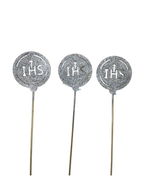 Pik 3szt. IHS SREBRNY BROKAT Pik 3szt. IHS SREBRNY BROKAT