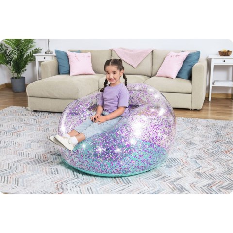 Fotel dmuchany z brokatem Bestway 75115 Fotel dmuchany z brokatem Bestway 75115