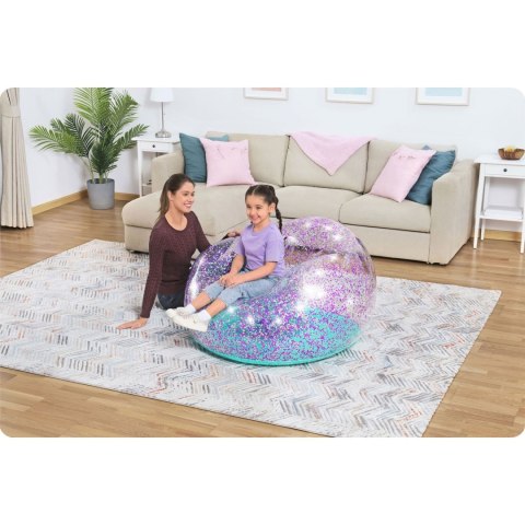 Fotel dmuchany z brokatem Bestway 75115 Fotel dmuchany z brokatem Bestway 75115
