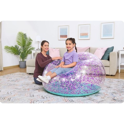 Fotel dmuchany z brokatem Bestway 75115 Fotel dmuchany z brokatem Bestway 75115