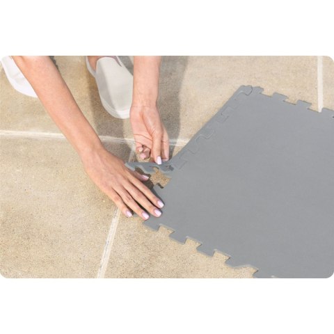 Mata piankowa pod SPA puzzle 50 x 50 cm 16 szt. Bestway 60334 Mata piankowa pod SPA puzzle 50 x 50 cm 16 szt. Bestway 60334