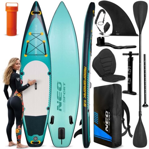 Deska SUP Reefbreak 350 x 81 x 15 cm Neo-Sport 170303 Deska SUP Reefbreak 350 x 81 x 15 cm Neo-Sport 170303