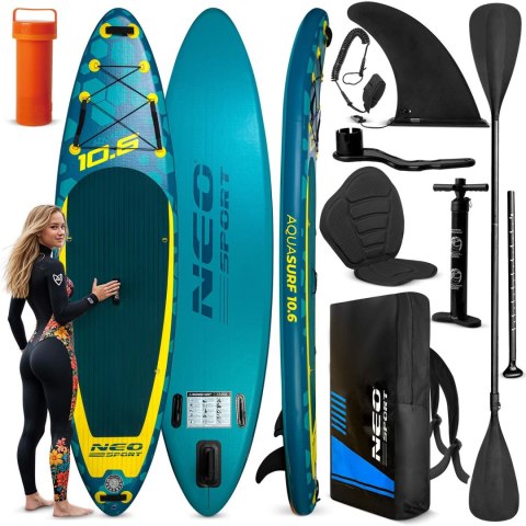Deska Sup Aquasurf 320 x 84 x 15 cm Neo-Sport 170203 Deska Sup Aquasurf 320 x 84 x 15 cm Neo-Sport 170203