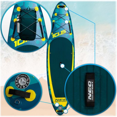 Deska Sup Aquasurf 320 x 84 x 15 cm Neo-Sport 170203 Deska Sup Aquasurf 320 x 84 x 15 cm Neo-Sport 170203