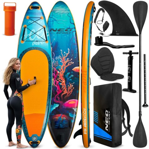 Deska Sup Aquasurf 320 x 84 x 15 cm Neo-Sport 170204 Deska Sup Aquasurf 320 x 84 x 15 cm Neo-Sport 170204