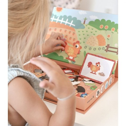 TOOKY TOY Układanka Magnetyczna Farma Puzzle TOOKY TOY Układanka Magnetyczna Farma Puzzle