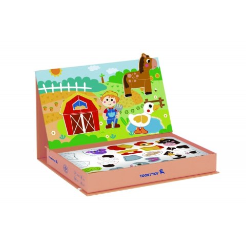 TOOKY TOY Układanka Magnetyczna Farma Puzzle TOOKY TOY Układanka Magnetyczna Farma Puzzle