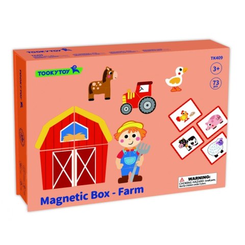 TOOKY TOY Układanka Magnetyczna Farma Puzzle TOOKY TOY Układanka Magnetyczna Farma Puzzle