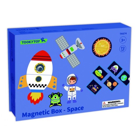 TOOKY TOY Układanka Magnetyczna Kosmos Puzzle TOOKY TOY Układanka Magnetyczna Kosmos Puzzle