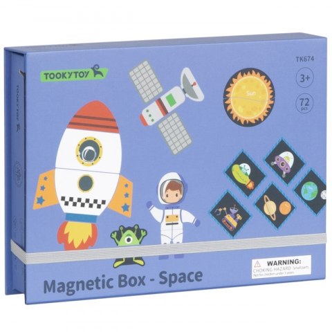 TOOKY TOY Układanka Magnetyczna Kosmos Puzzle TOOKY TOY Układanka Magnetyczna Kosmos Puzzle