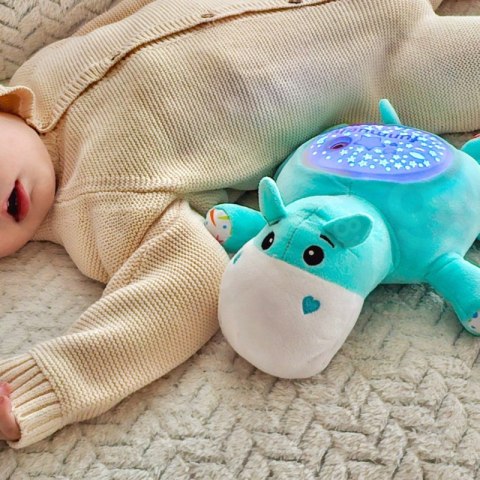 WOOPIE BABY Przytulanka Projektor 2w1 Usypiacz Hipopotam WOOPIE BABY Przytulanka Projektor 2w1 Usypiacz Hipopotam