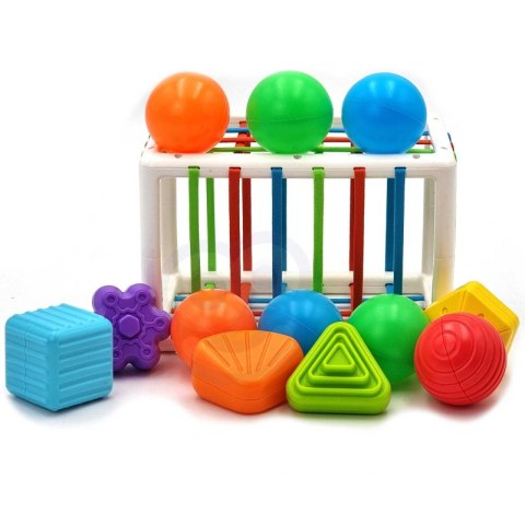 WOOPIE BABY Elastyczna Kostka Sensoryczna Sorter dla Dzieci Kolorowe Kształty 13 el. WOOPIE BABY Elastyczna Kostka Sensoryczna Sorter dla Dzieci Kolorowe Kształty 13 el.