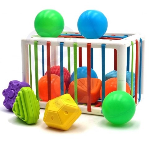 WOOPIE BABY Elastyczna Kostka Sensoryczna Sorter dla Dzieci Kolorowe Kształty 13 el. WOOPIE BABY Elastyczna Kostka Sensoryczna Sorter dla Dzieci Kolorowe Kształty 13 el.