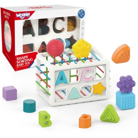 WOOPIE BABY Elastyczna Kostka Sensoryczna Sorter dla Dzieci Kolorowe Kształty Alfabet 15 el. WOOPIE BABY Elastyczna Kostka Sensoryczna Sorter dla Dzieci Kolorowe Kształty Alfabet 15 el.