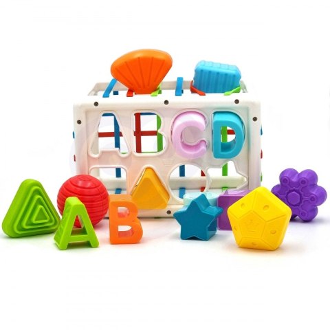 WOOPIE BABY Elastyczna Kostka Sensoryczna Sorter dla Dzieci Kolorowe Kształty Alfabet 15 el. WOOPIE BABY Elastyczna Kostka Sensoryczna Sorter dla Dzieci Kolorowe Kształty Alfabet 15 el.