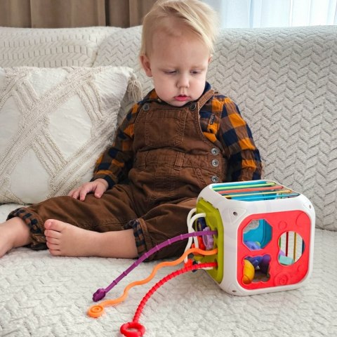 WOOPIE BABY Elastyczna Kostka Sensoryczna Sorter dla Dzieci Zwierzątka + Grzechotka 7 el. WOOPIE BABY Elastyczna Kostka Sensoryczna Sorter dla Dzieci Zwierzątka + Grzechotka 7 el.