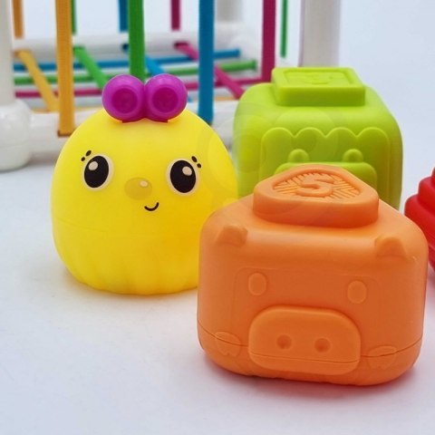 WOOPIE BABY Elastyczna Kostka Sensoryczna Sorter dla Dzieci Zwierzątka + Grzechotka 7 el. WOOPIE BABY Elastyczna Kostka Sensoryczna Sorter dla Dzieci Zwierzątka + Grzechotka 7 el.