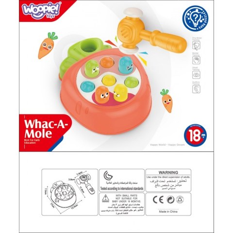WOOPIE BABY Gra Zręcznościowa Uderz Kreta Wbijanka WOOPIE BABY Gra Zręcznościowa Uderz Kreta Wbijanka