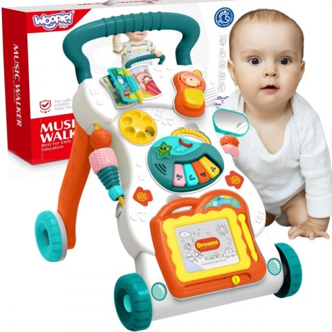 WOOPIE BABY Grający Chodzik z Znikopisem WOOPIE BABY Grający Chodzik z Znikopisem