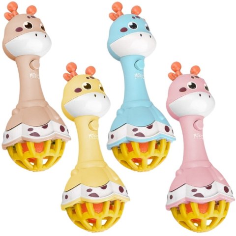 WOOPIE BABY Grzechotka Żyrafka Sensoryczna Gryzak z Muzyką Montessori 1 szt. WOOPIE BABY Grzechotka Żyrafka Sensoryczna Gryzak z Muzyką Montessori 1 szt.