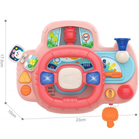 WOOPIE BABY Kierownica Samochodowa Interaktywna z Swiatłami Dźwiękiem WOOPIE BABY Kierownica Samochodowa Interaktywna z Swiatłami Dźwiękiem