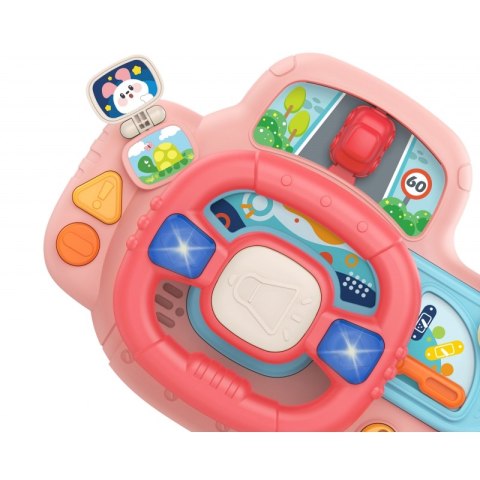 WOOPIE BABY Kierownica Samochodowa Interaktywna z Swiatłami Dźwiękiem WOOPIE BABY Kierownica Samochodowa Interaktywna z Swiatłami Dźwiękiem