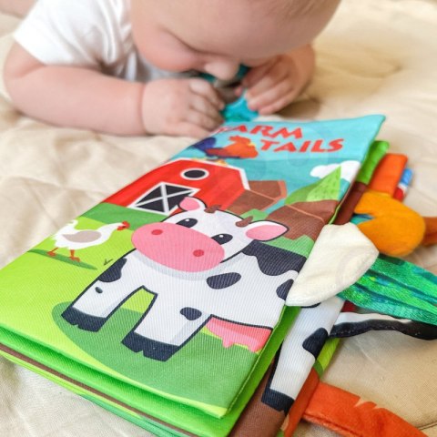 WOOPIE BABY Książeczka z Ogonkami Zwierząt Materiałowa WOOPIE BABY Książeczka z Ogonkami Zwierząt Materiałowa