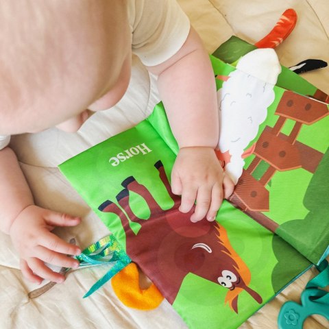 WOOPIE BABY Książeczka z Ogonkami Zwierząt Materiałowa WOOPIE BABY Książeczka z Ogonkami Zwierząt Materiałowa