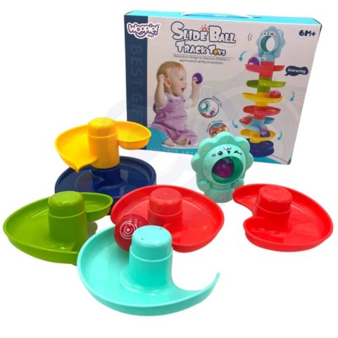WOOPIE BABY Kulodrom Tor Kulkowy Zestaw Spirala + 2 Kulki WOOPIE BABY Kulodrom Tor Kulkowy Zestaw Spirala + 2 Kulki