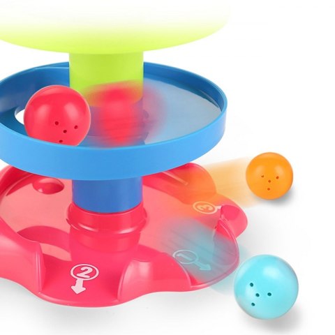 WOOPIE BABY Kulodrom Tor Kulkowy Zestaw Spirala + 3 Kulki WOOPIE BABY Kulodrom Tor Kulkowy Zestaw Spirala + 3 Kulki