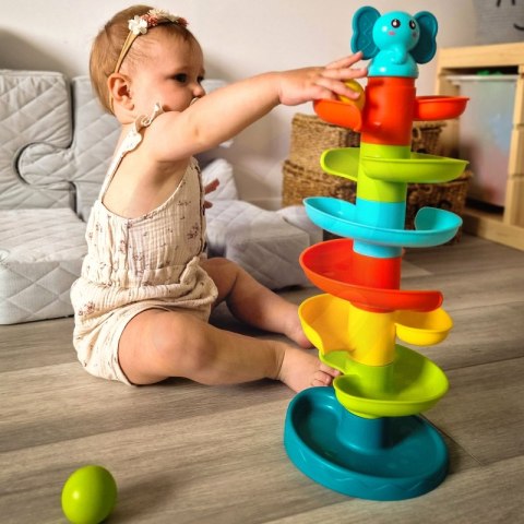 WOOPIE BABY Kulodrom Tor Kulkowy Zestaw Spirala + 3 Kulki WOOPIE BABY Kulodrom Tor Kulkowy Zestaw Spirala + 3 Kulki