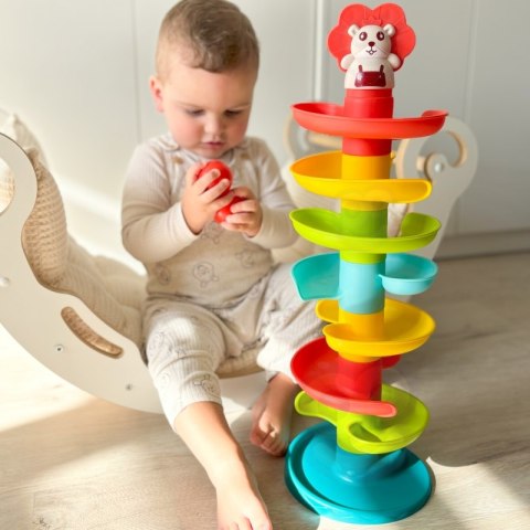 WOOPIE BABY Kulodrom Tor Kulkowy Zestaw Spirala + 6 Kulek WOOPIE BABY Kulodrom Tor Kulkowy Zestaw Spirala + 6 Kulek