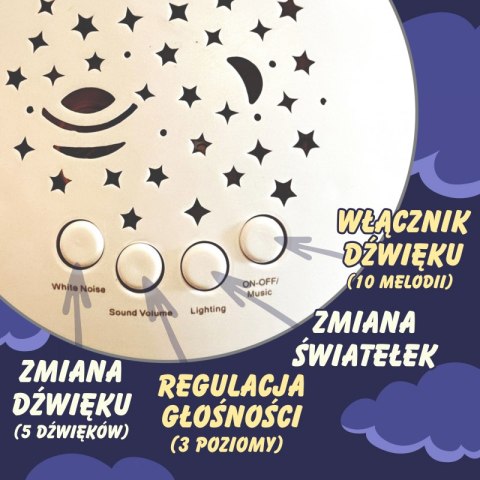 WOOPIE BABY Przytulanka Usypiacz Projektor 2w1 Miś - 10 Kołysanek WOOPIE BABY Przytulanka Usypiacz Projektor 2w1 Miś - 10 Kołysanek