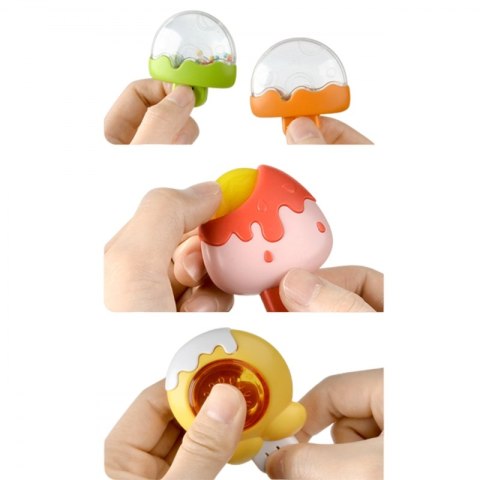 WOOPIE BABY Spinner Zabawka Sensoryczna Pszczoła Kurczak Królik Wymienne 3 szt. WOOPIE BABY Spinner Zabawka Sensoryczna Pszczoła Kurczak Królik Wymienne 3 szt.