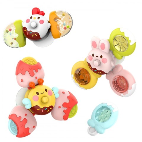 WOOPIE BABY Spinner Zabawka Sensoryczna Pszczoła Kurczak Królik Wymienne 3 szt. WOOPIE BABY Spinner Zabawka Sensoryczna Pszczoła Kurczak Królik Wymienne 3 szt.