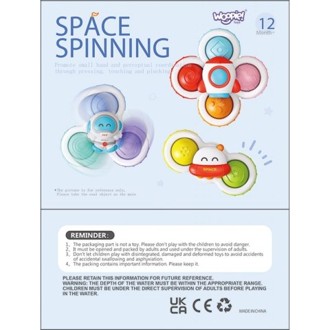 WOOPIE BABY Spinner Zabawka Sensoryczna Rakieta Kosmita Ufo 3 szt. WOOPIE BABY Spinner Zabawka Sensoryczna Rakieta Kosmita Ufo 3 szt.