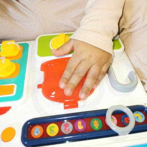 WOOPIE BABY Tablica Manipulacyjna Kuchnia Zegar z Efektami Dźwiękowymi i Świetlnymi Montessori WOOPIE BABY Tablica Manipulacyjna Kuchnia Zegar z Efektami Dźwiękowymi i Świetlnymi Montessori