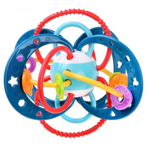 WOOPIE BABY Zabawka Sensoryczna 2w1 Gryzak Grzechotka Montessori WOOPIE BABY Zabawka Sensoryczna 2w1 Gryzak Grzechotka Montessori