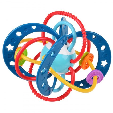 WOOPIE BABY Zabawka Sensoryczna 2w1 Gryzak Grzechotka Montessori WOOPIE BABY Zabawka Sensoryczna 2w1 Gryzak Grzechotka Montessori