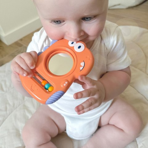 WOOPIE BABY Zabawka Sensoryczna Gryzak Lusterko Dino WOOPIE BABY Zabawka Sensoryczna Gryzak Lusterko Dino