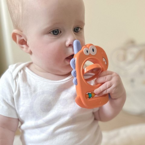 WOOPIE BABY Zabawka Sensoryczna Gryzak Lusterko Dino WOOPIE BABY Zabawka Sensoryczna Gryzak Lusterko Dino