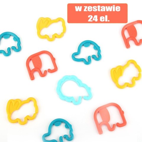 WOOPIE BABY Zabawka Sensoryczna Gryzaki dla Niemowląt Zawieszki Zwierzątka Łańcuszek 24 el. WOOPIE BABY Zabawka Sensoryczna Gryzaki dla Niemowląt Zawieszki Zwierzątka Łańcuszek 24 el.