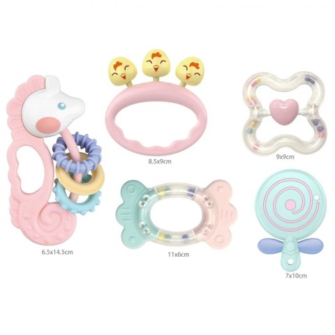 WOOPIE BABY Zestaw Gryzaków Grzechotek Sensorycznych WOOPIE BABY Zestaw Gryzaków Grzechotek Sensorycznych