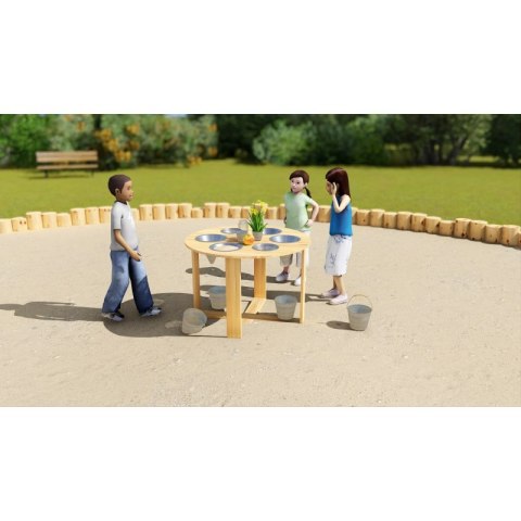 CLASSIC WORLD EDU Stół Edukacyjny Ogrodowy 6 Funkcji Zabawa Piaskiem Płynem Kamieniami CLASSIC WORLD EDU Stół Edukacyjny Ogrodowy 6 Funkcji Zabawa Piaskiem Płynem Kamieniami