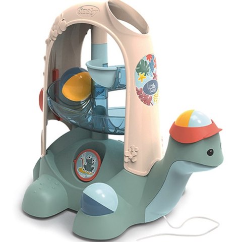 SMOBY LITTLE Żółw do Ciągnięcia ze Zjeżdżalnią dla Piłeczek 12m+ SMOBY LITTLE Żółw do Ciągnięcia ze Zjeżdżalnią dla Piłeczek 12m+